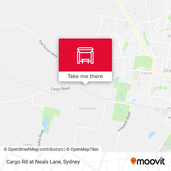Cargo Rd at Neals Lane map