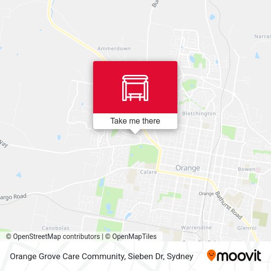 Orange Grove Care Community, Sieben Dr map