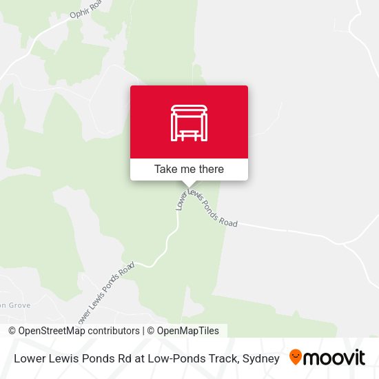 Lower Lewis Ponds Rd at Low-Ponds Track map