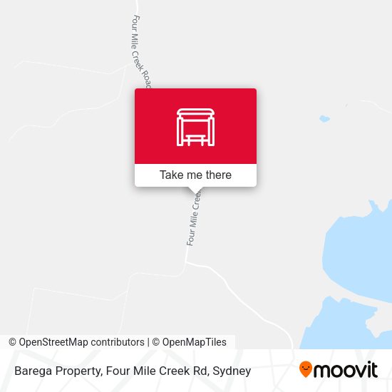 Barega Property, Four Mile Creek Rd map
