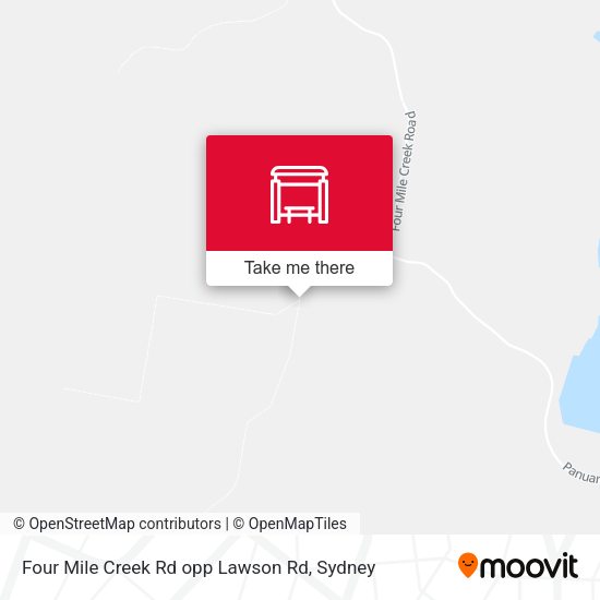 Four Mile Creek Rd opp Lawson Rd map