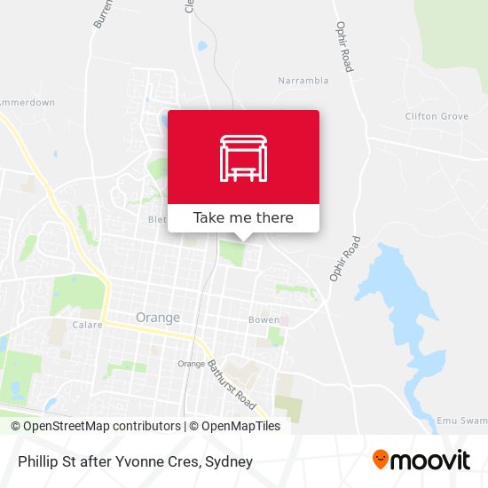 Phillip St after Yvonne Cres map