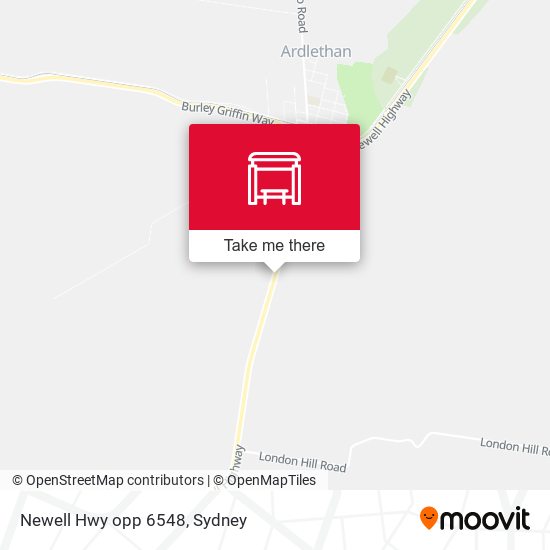 Newell Hwy opp 6548 map