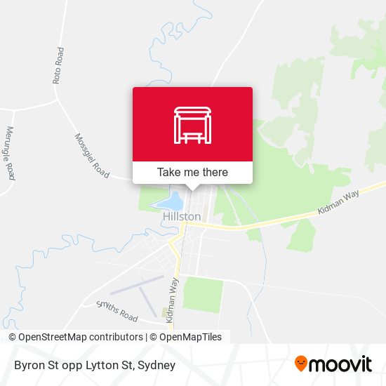 Byron St opp Lytton St map
