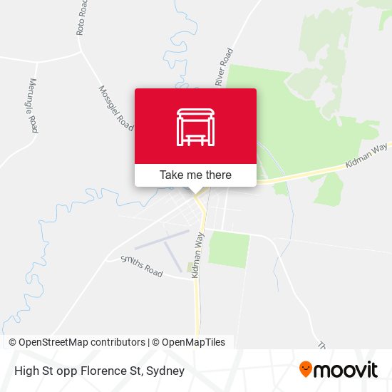 High St opp Florence St map