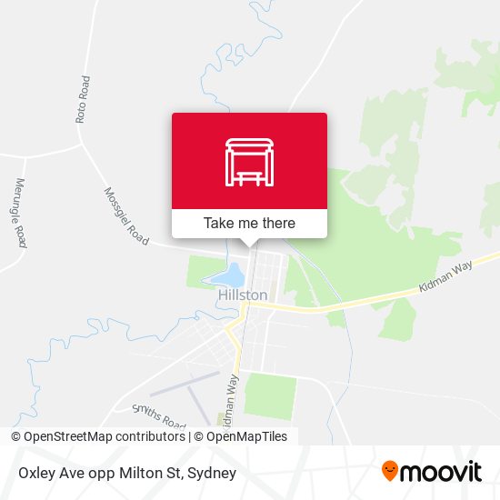 Oxley Ave opp Milton St map