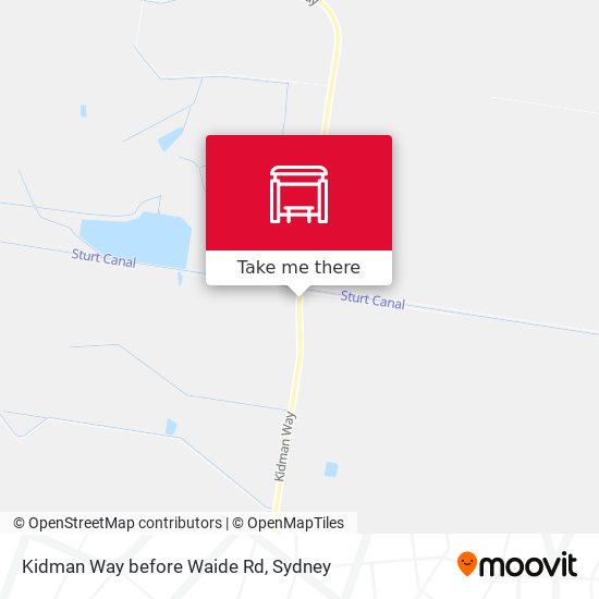 Kidman Way before Waide Rd map