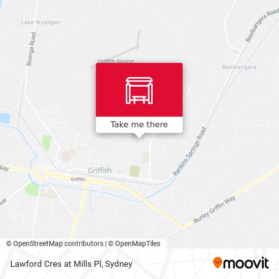 Lawford Cres at Mills Pl map
