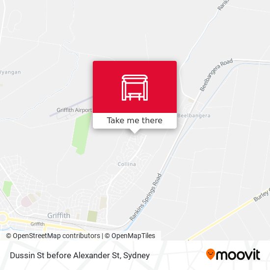 Dussin St before Alexander St map