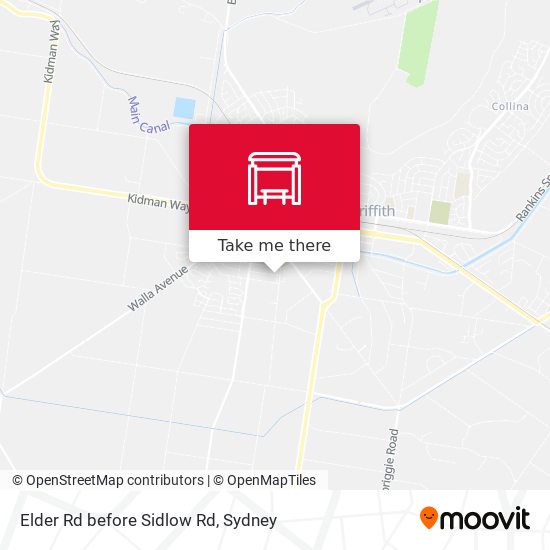 Elder Rd before Sidlow Rd map
