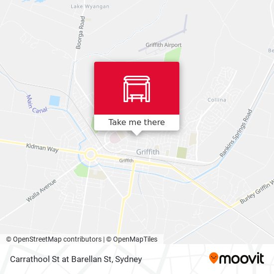 Carrathool St at Barellan St map