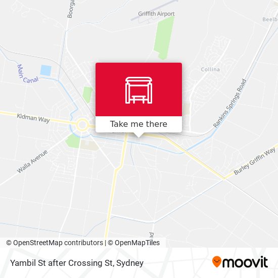 Yambil St after Crossing St map