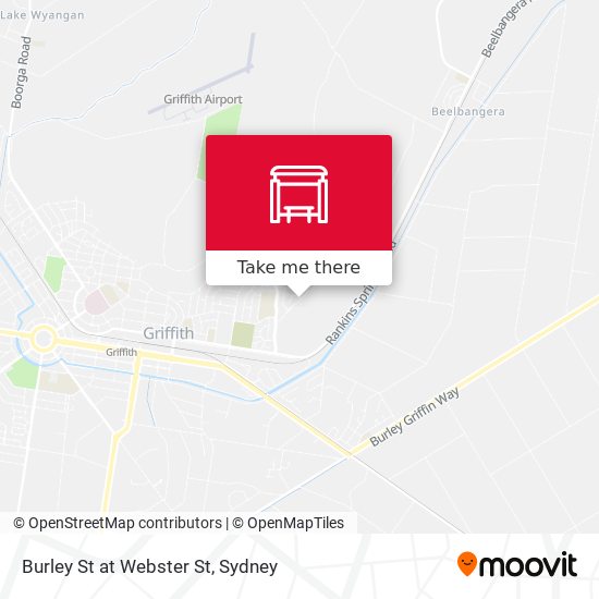 Burley St at Webster St map