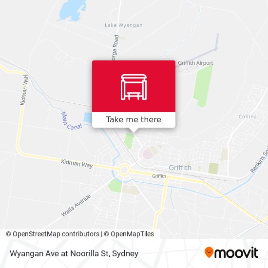 Wyangan Ave at Noorilla St map