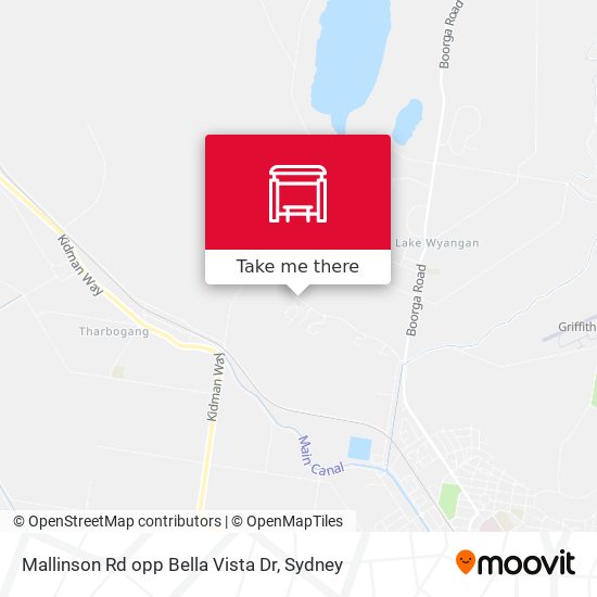 Mallinson Rd opp Bella Vista Dr map