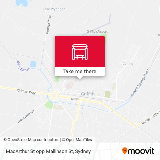 MacArthur St opp Mallinson St map