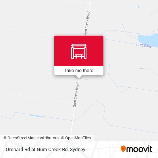 Orchard Rd at Gum Creek Rd map