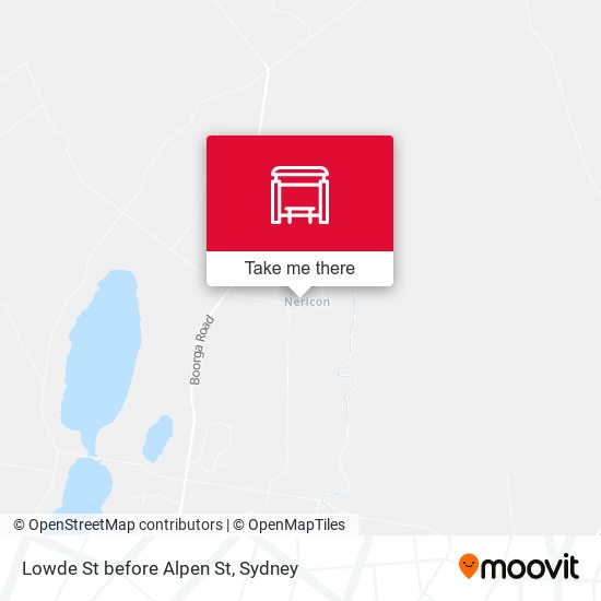 Lowde St before Alpen St map