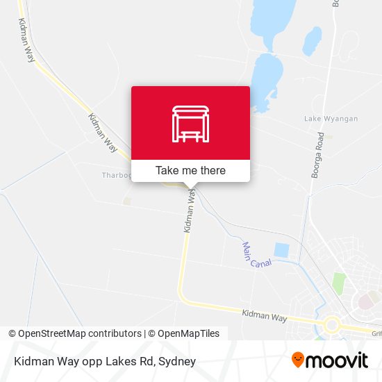 Kidman Way opp Lakes Rd map