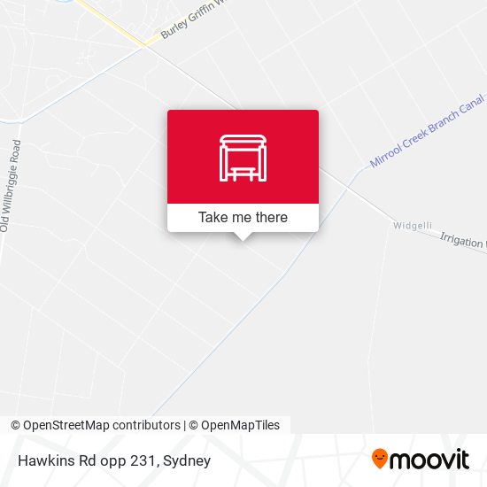 Hawkins Rd opp 231 map