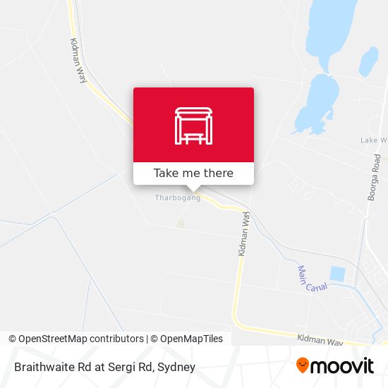 Braithwaite Rd at Sergi Rd map
