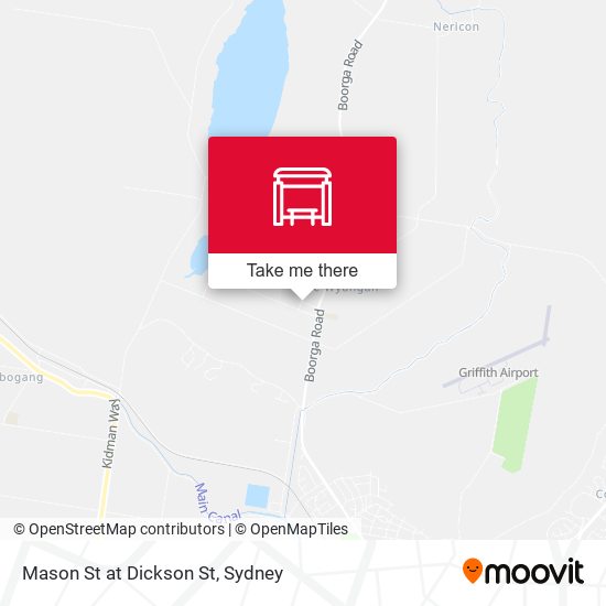 Mason St at Dickson St map