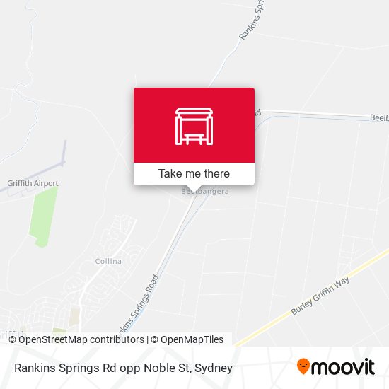 Rankins Springs Rd opp Noble St map