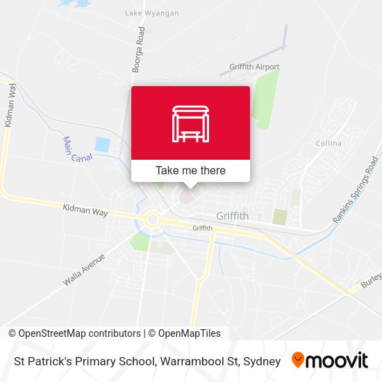 St Patrick's Primary School, Warrambool St map