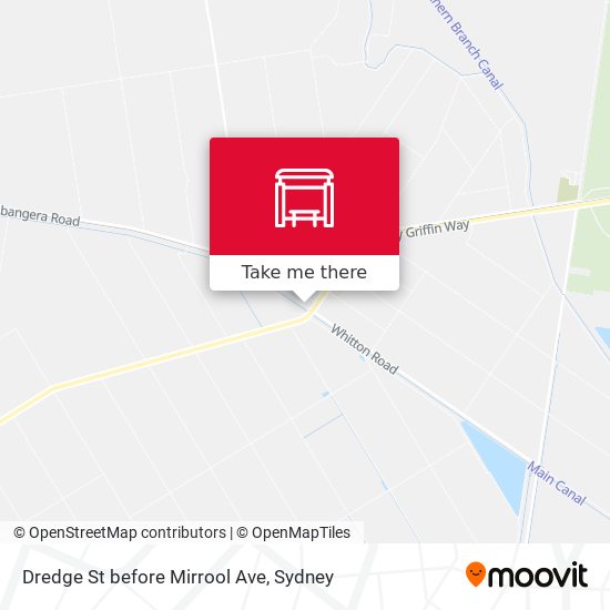 Dredge St before Mirrool Ave map