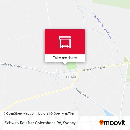 Schwab Rd after Colombana Rd map