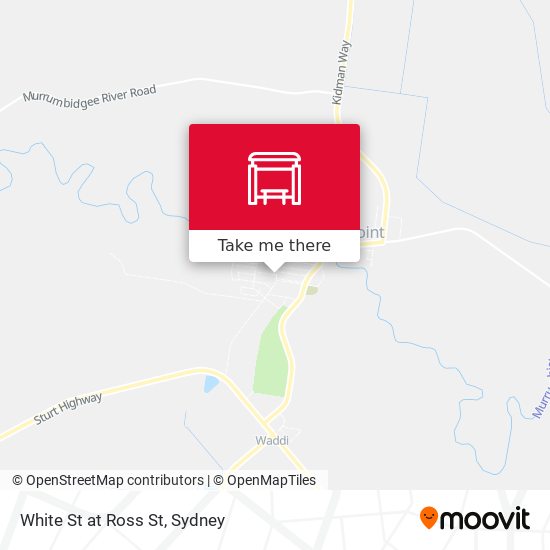 White St at Ross St map