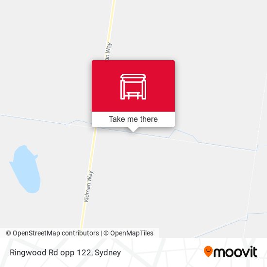 Ringwood Rd opp 122 map