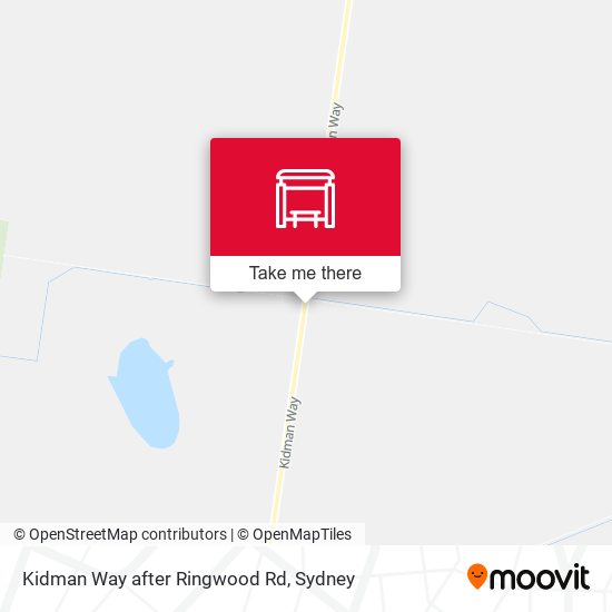 Kidman Way after Ringwood Rd map