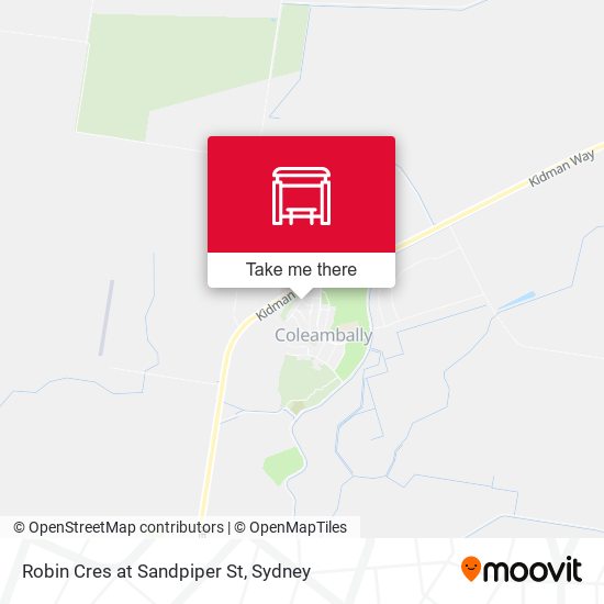 Robin Cres at Sandpiper St map