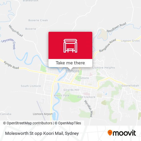 Molesworth St opp Koori Mail map