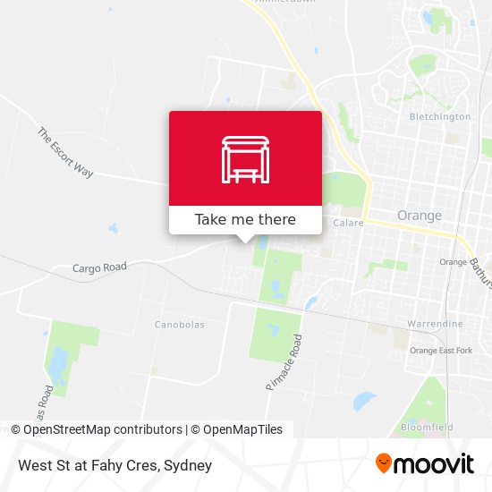 West St at Fahy Cres map