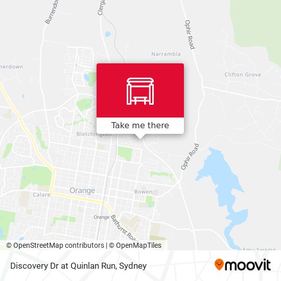 Discovery Dr at Quinlan Run map