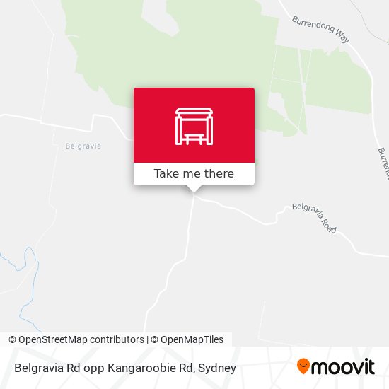 Belgravia Rd opp Kangaroobie Rd map
