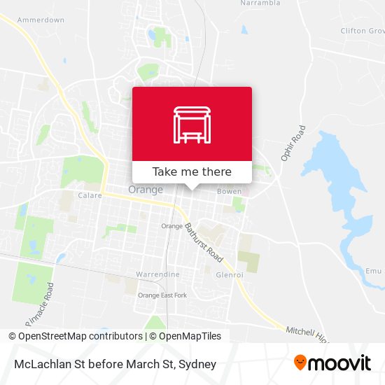 McLachlan St before March St map
