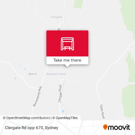 Clergate Rd opp 670 map