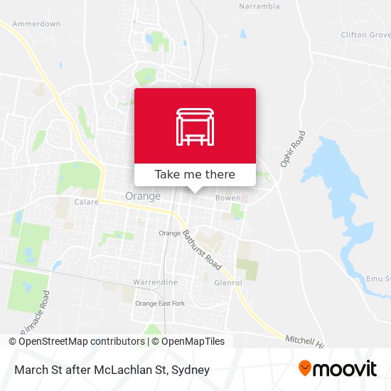 March St after McLachlan St map
