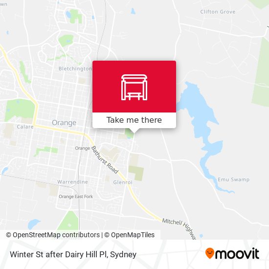 Winter St after Dairy Hill Pl map