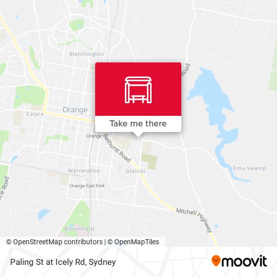 Paling St at Icely Rd map