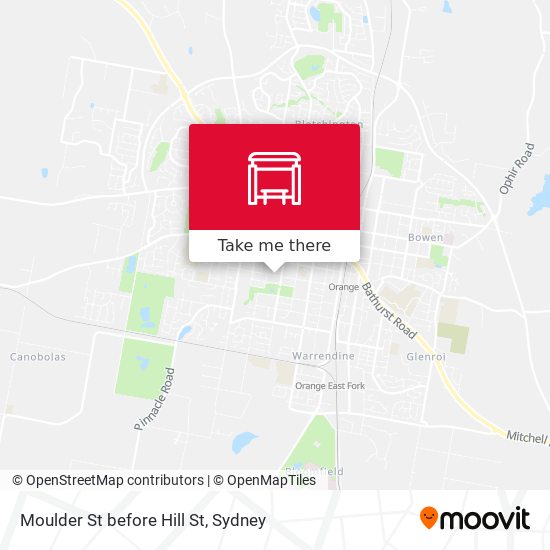 Moulder St before Hill St map