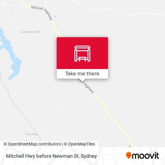 Mitchell Hwy before Newman St map