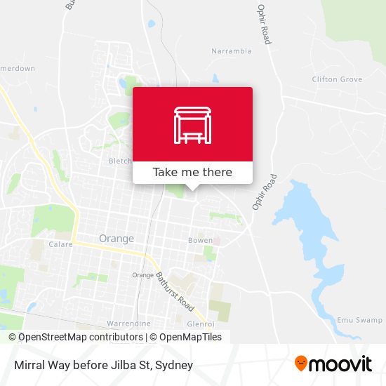 Mirral Way before Jilba St map