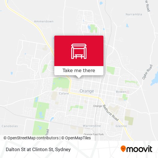 Dalton St at Clinton St map
