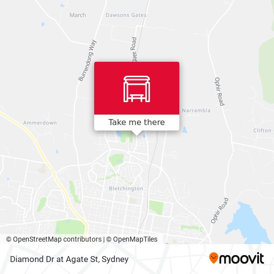 Diamond Dr at Agate St map