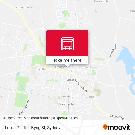 Lords Pl after Byng St map