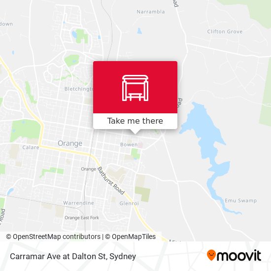 Carramar Ave at Dalton St map